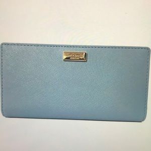 Kate Spade Light Blue Newbury Lane Wallet